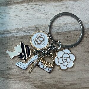 Brand Inspired Charms Keychain-NWT